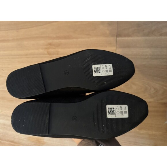 ASOS Design Wide Fit Lakeside Slipper Flats Black - Picture 6 of 6